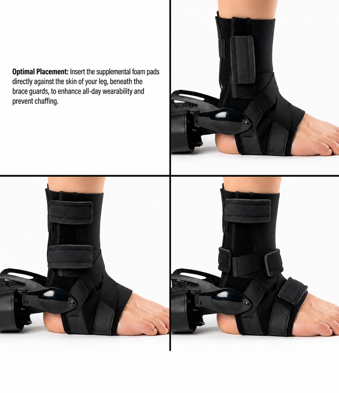 Ankle Brace for Sprained Ankle – Ankle Support for Plantar Fasciitis, Achilles Tendonitis & Ankle Pain Relief | Compression Sleeve Wrap for Women & Men