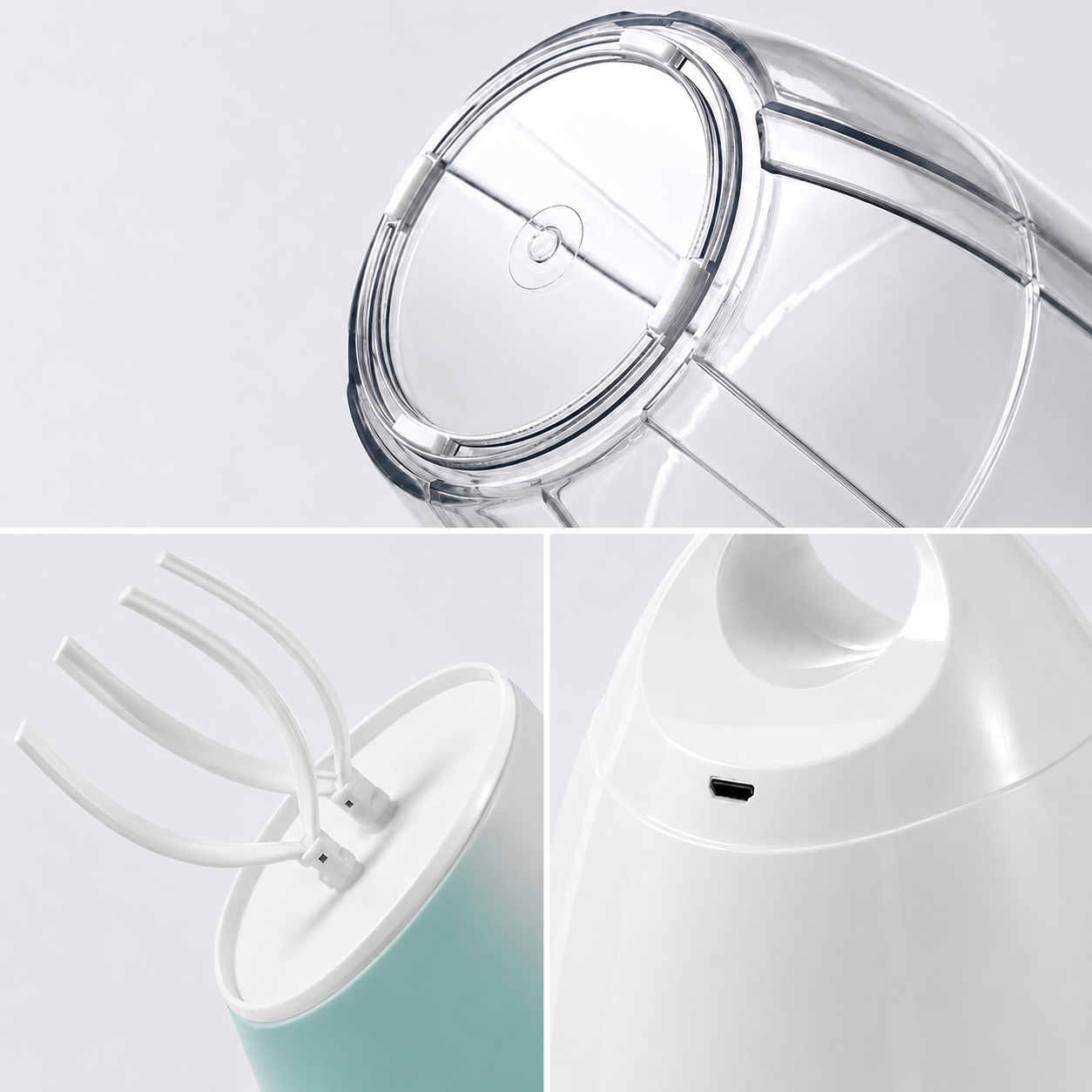 Electric Milk Frother Handheld Whisk Egg Beater Foam Maker USB Rechargeable Drink Mixer Coffee Latte Matcha Whipped Cream Cappuccino Hot Chocolate Egg Mixer Kitchen Gadget