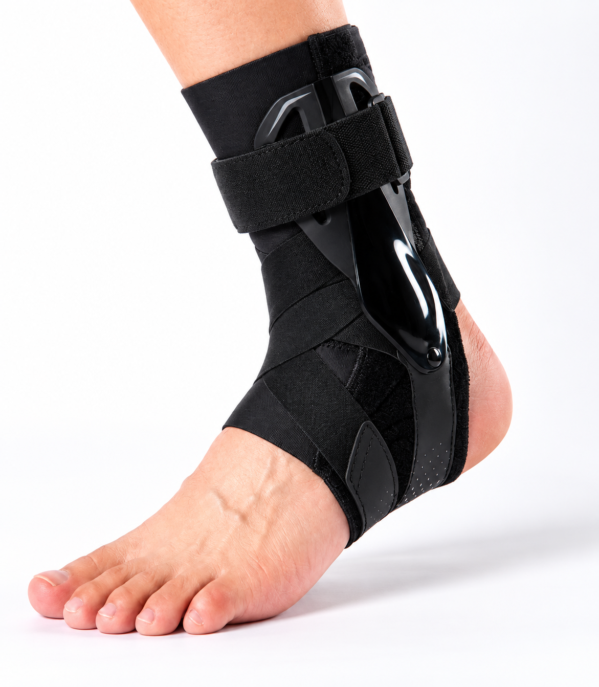 Ankle Brace for Sprained Ankle – Ankle Support for Plantar Fasciitis, Achilles Tendonitis & Ankle Relief | Compression Sleeve Wrap for Women & Men
