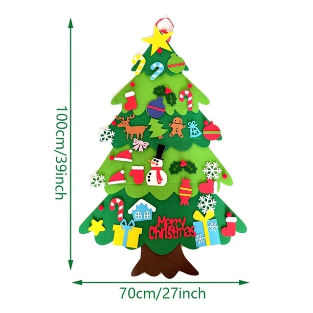 Christmas Tree with 32 Ornaments