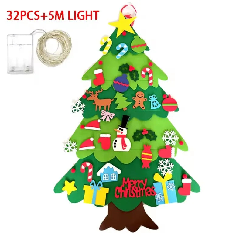 Christmas Tree with 32 Ornaments