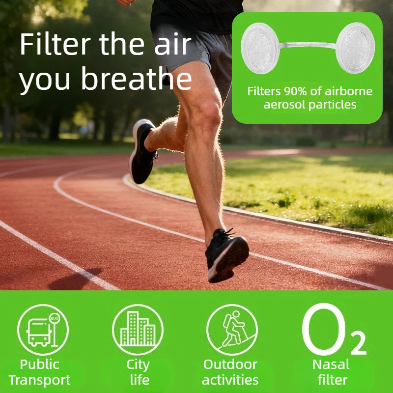 20 Pcs Disposable Nasal Filters Invisible Nose Plugs Allergy Relief Breathable Comfort Fit Multi Hypoallergenic Soft Material